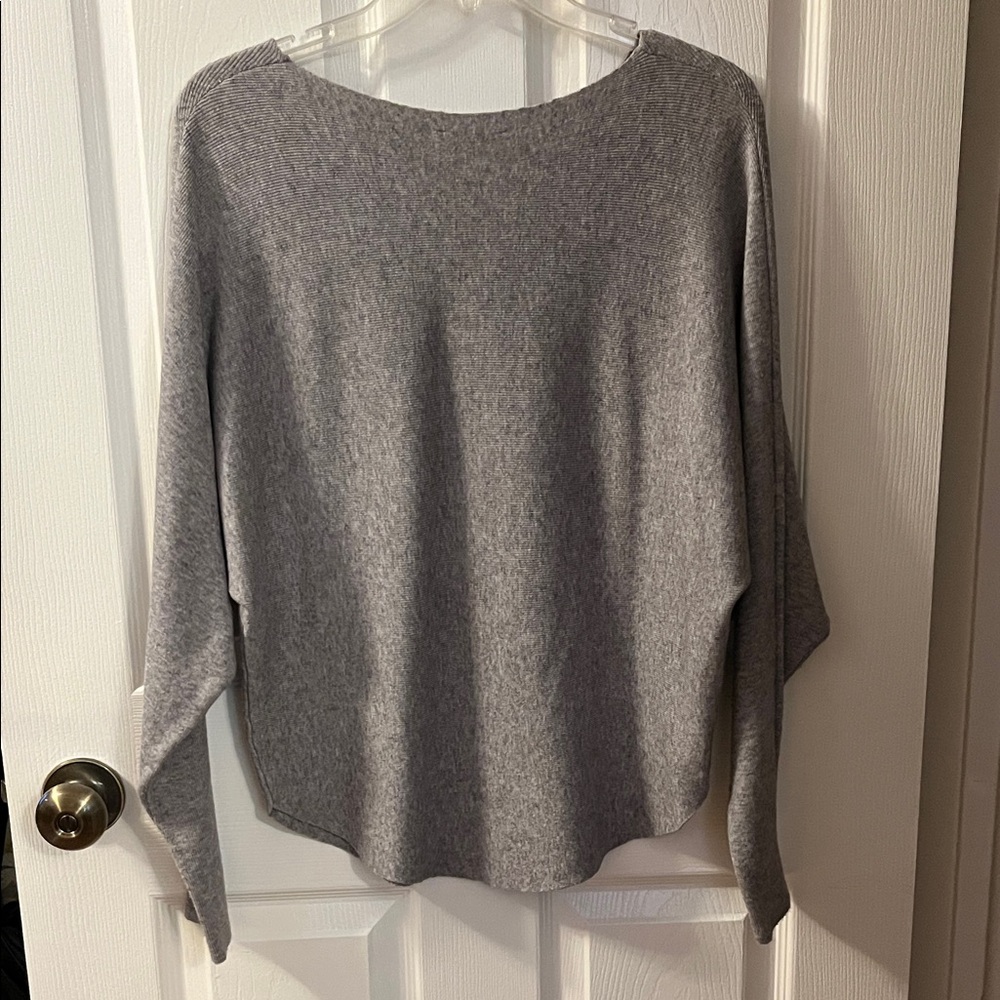 Milano Gray Crew Neck Sweater - Picture 2 of 8